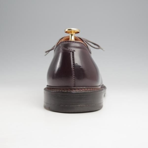 極美品★オールデン 9E【定価￥184,800-★コードバン仕様/990】バリーラスト/プレーントゥ/#8/赤茶/メンズ/ALDEN★j941