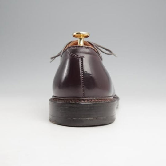 極美品★オールデン 9E【定価￥184,800-★コードバン仕様/990】バリーラスト/プレーントゥ/#8/赤茶/メンズ/ALDEN★j941