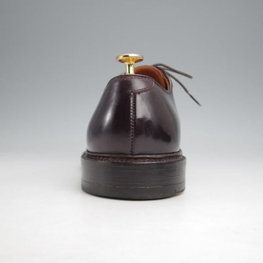 極美品★オールデン 9E【定価￥184,800-★コードバン仕様/990】バリーラスト/プレーントゥ/#8/赤茶/メンズ/ALDEN★j941