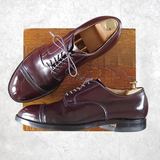 極上★オールデン 8D【定価￥182,600-★コードバン仕様/モディファイドラスト/56201】パンチドキャップトゥ/#8/赤茶/ALDEN★j942