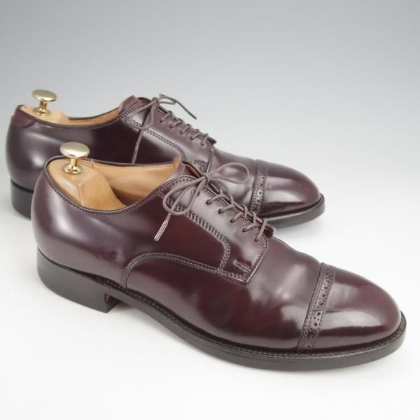 極上★オールデン 8D【定価￥182,600-★コードバン仕様/モディファイドラスト/56201】パンチドキャップトゥ/#8/赤茶/ALDEN★j942