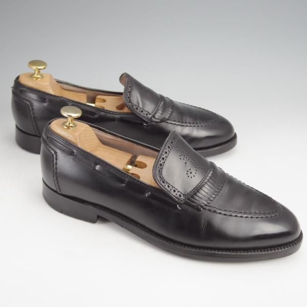 極上★オールデン 8D【現行定価10万円以上★キルトローファー/3219/]ユナイテッドアローズ別注】アバディーンラスト/黒/ALDEN★j943