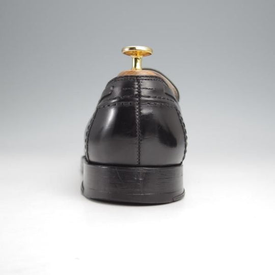 極上★オールデン 8D【現行定価10万円以上★キルトローファー/3219/]ユナイテッドアローズ別注】アバディーンラスト/黒/ALDEN★j943