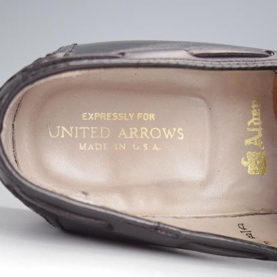 極上★オールデン 8D【現行定価10万円以上★キルトローファー/3219/]ユナイテッドアローズ別注】アバディーンラスト/黒/ALDEN★j943