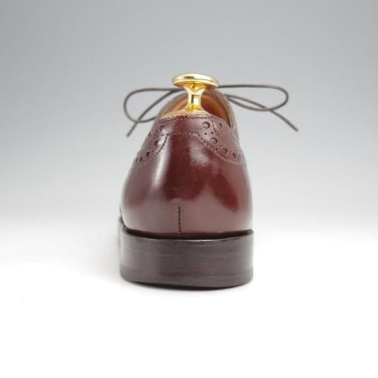 極上★ジョンロブ 5D【貴重★8695ラスト/MASHALL】フルブローグ/カーフ/濃茶/メンズ/JOHN LOBB★j944