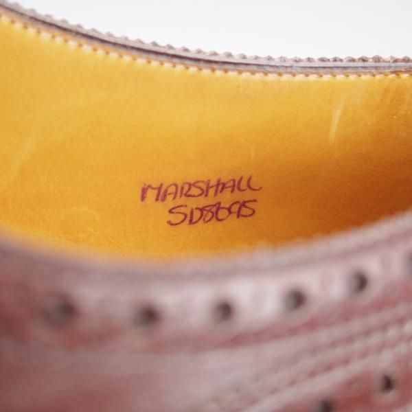 極上★ジョンロブ 5D【貴重★8695ラスト/MASHALL】フルブローグ/カーフ/濃茶/メンズ/JOHN LOBB★j944