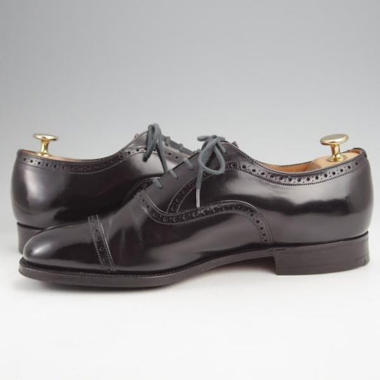 ★チャーチ 65G/UK6.5【旧チャーチ★73ラスト/ブックバインダーカーフ】3都市ロゴ/LEGATE/クォーターブローグ/黒/メンズ/Church'★j947