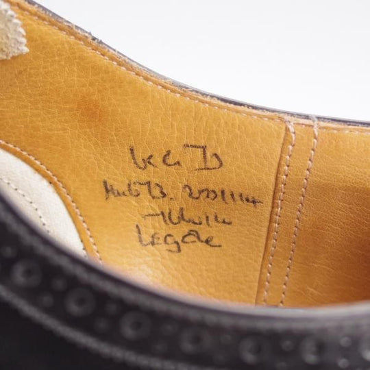 ★チャーチ 65G/UK6.5【旧チャーチ★73ラスト/ブックバインダーカーフ】3都市ロゴ/LEGATE/クォーターブローグ/黒/メンズ/Church'★j947