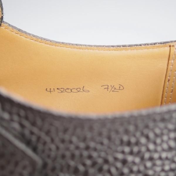 極美品★クロケット&ジョーンズ UK7/US7.5D【貴重★ブラックフリース別注/(米)トムブラウン監修】黒/ブルックスブラザーズ★j949