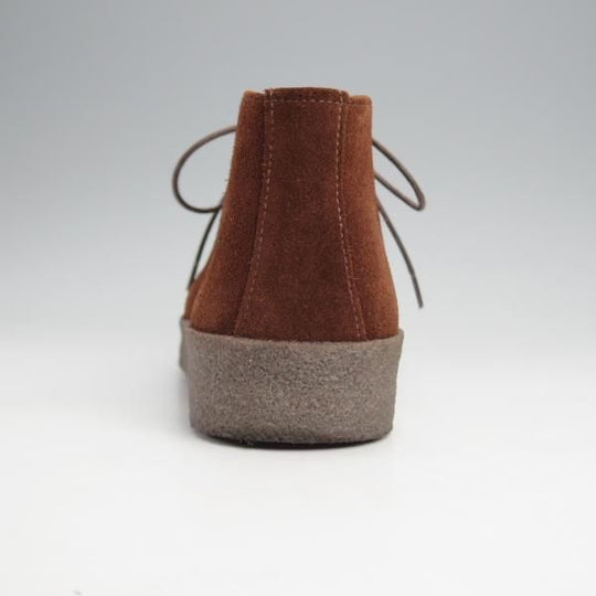 極美品★(英)SANDERS/サンダース(レディース) SIZE 5【定価￥52,800-★チャッカブーツ/マッドガード】1174PSS/スエード/濃茶★j952