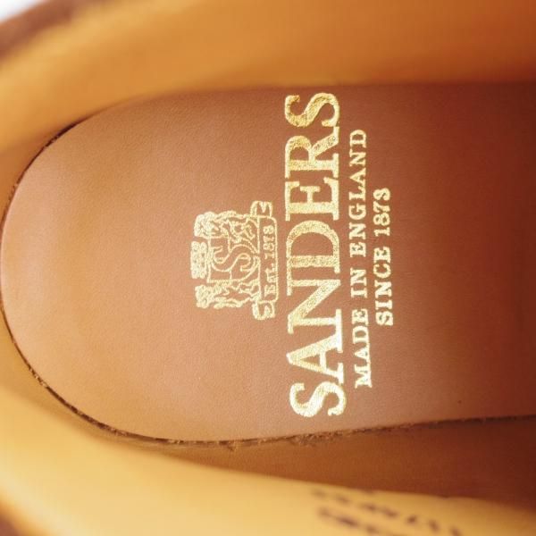 極美品★(英)SANDERS/サンダース(レディース) SIZE 5【定価￥52,800-★チャッカブーツ/マッドガード】1174PSS/スエード/濃茶★j952