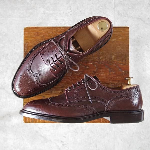 極上★ユニオンインペリアル SIZE 6.5【定価￥57,200-★ダイナイトソール/(仏)アノネイ社のエンボスレザー】SU403/フルブローグ★j954