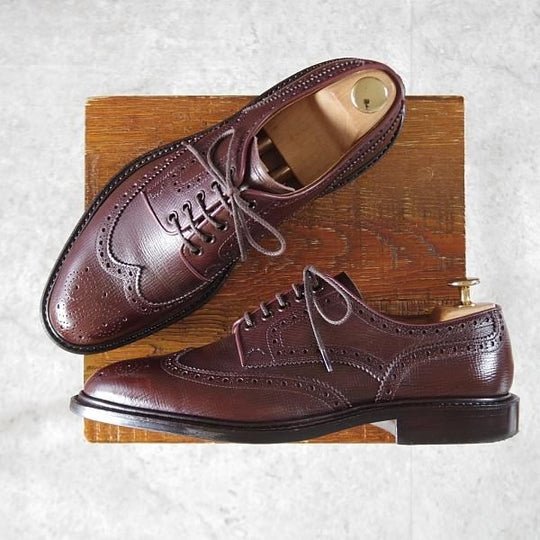 極上★ユニオンインペリアル SIZE 6.5【定価￥57,200-★ダイナイトソール/(仏)アノネイ社のエンボスレザー】SU403/フルブローグ★j954