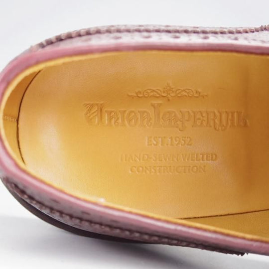 極上★ユニオンインペリアル SIZE 6.5【定価￥57,200-★ダイナイトソール/(仏)アノネイ社のエンボスレザー】SU403/フルブローグ★j954