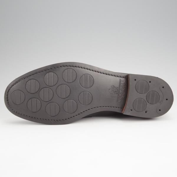 極上★クロケット&ジョーンズ 6E【定価￥99,000-★BOSTON 2/ボストン】CITYソール/376ラスト/コインローファー/黒/Crockett&Jones★j959