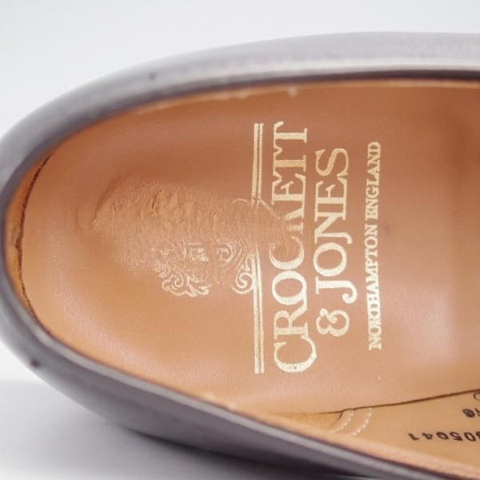 極上★クロケット&ジョーンズ 6E【定価￥99,000-★BOSTON 2/ボストン】CITYソール/376ラスト/コインローファー/黒/Crockett&Jones★j959