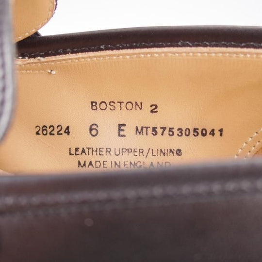 極上★クロケット&ジョーンズ 6E【定価￥99,000-★BOSTON 2/ボストン】CITYソール/376ラスト/コインローファー/黒/Crockett&Jones★j959