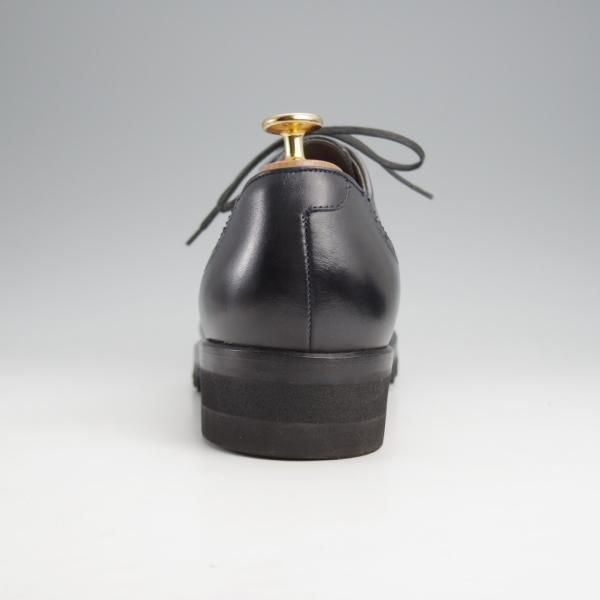 極美品★(伊)F.LLIジャコメッティ SIZE 42【シャークソール仕様★ロングウイング/FG216】Massimo/カーフ/紺/Giacometti★j960