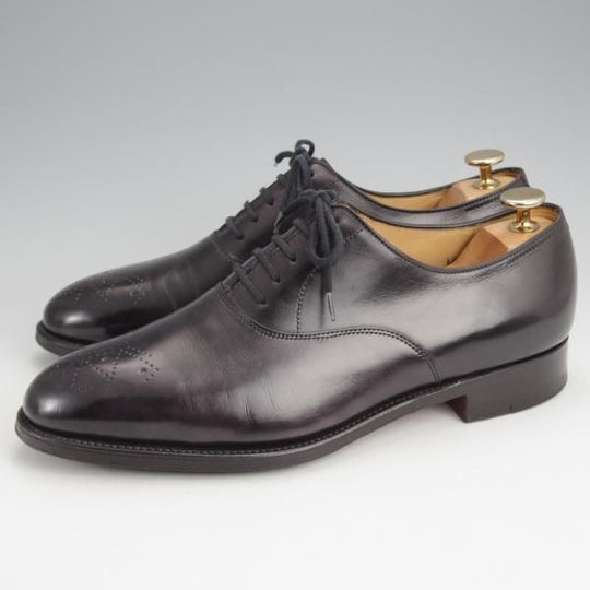 極上★ジョンロブ 6.5E【ミュージアムカーフ仕様★KEATS/8695ラスト】オックスフォードシューズ/黒/メンズ/JOHN LOBB★j961