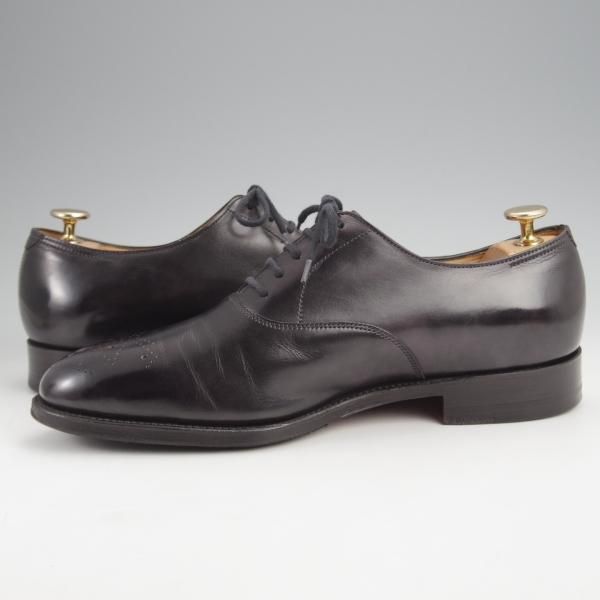 極上★ジョンロブ 6.5E【ミュージアムカーフ仕様★KEATS/8695ラスト】オックスフォードシューズ/黒/メンズ/JOHN LOBB★j961