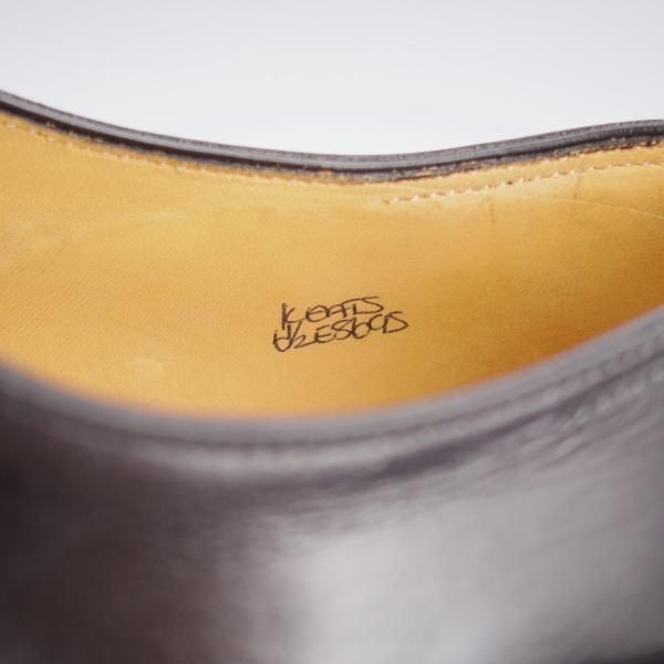 極上★ジョンロブ 6.5E【ミュージアムカーフ仕様★KEATS/8695ラスト】オックスフォードシューズ/黒/メンズ/JOHN LOBB★j961