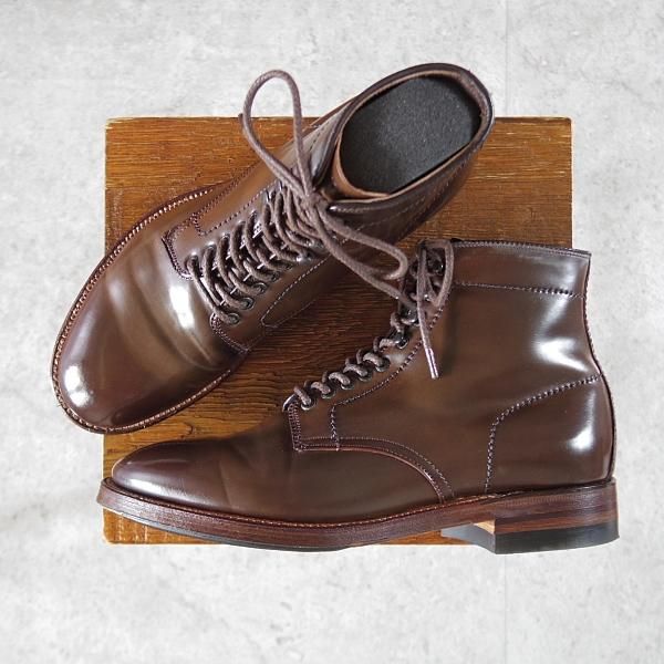 極美品★オールデン 6C【貴重★シガー色/コードバン/45616H】モディファイドラスト/ブーツ/濃茶/メンズ/ALDEN★j962