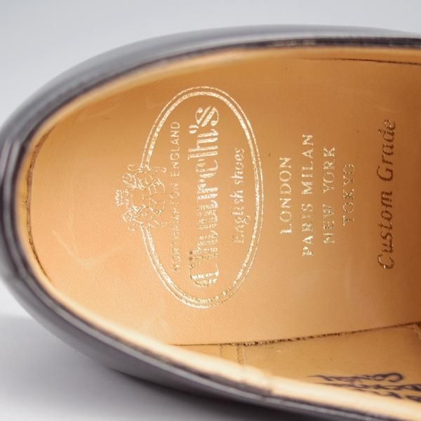 未使用★チャーチ 65F/UK6.5【定価￥176,000-★コンサル/CONSUL】173ラスト/ストレートチップ/黒/メンズ/Church'★j963