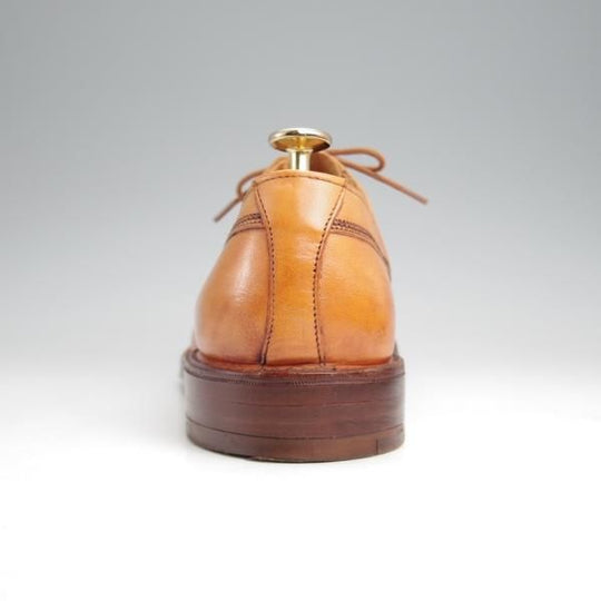 美品★クロケット&ジョーンズ 7E【貴重★ヴェルトショーン製法(ケンゴン同仕様)/VELDT】カーフ/薄茶/メンズ/Crockett&Jones★j965