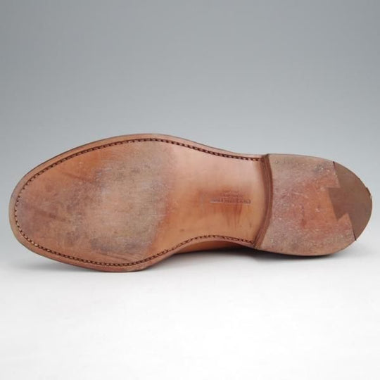 美品★クロケット&ジョーンズ 7E【貴重★ヴェルトショーン製法(ケンゴン同仕様)/VELDT】カーフ/薄茶/メンズ/Crockett&Jones★j965