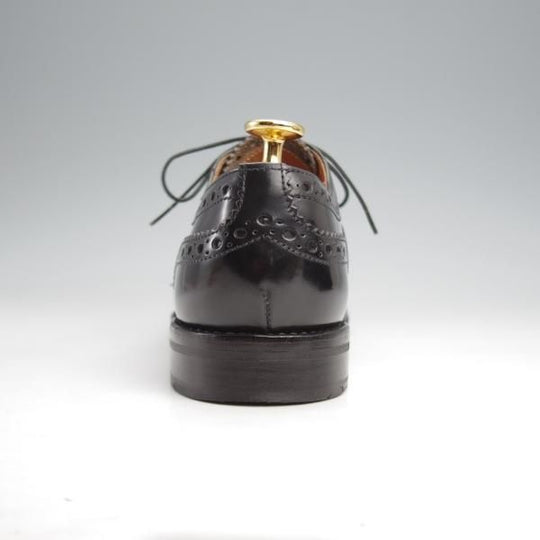 美品★チャーチ(レディース) SIZE 38【定価￥176,000-★バーウッド/BURWOOD WG】ポリッシュドバインダーカーフ/黒/Church's★j967