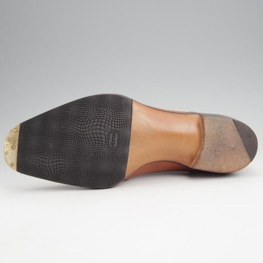 極上★セイジ・マッカーシー UK6程度【オーダー価格25万円程度〜★純正シューツリー付き/クォーターブローグ】茶/SEIJI McCARTHY★j970