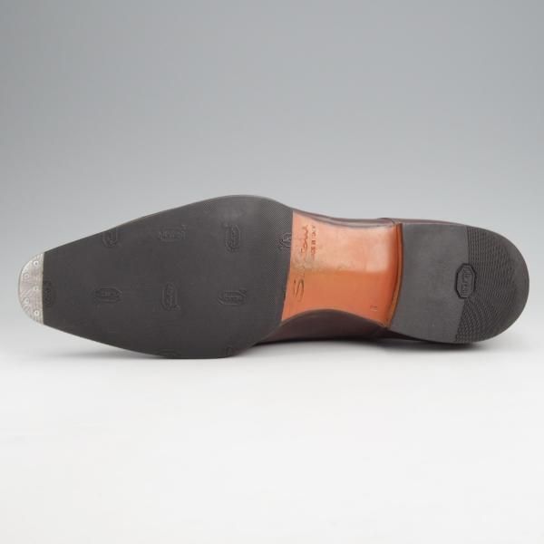 ★(伊)サントーニ SIZE 8【★ダブルモンク/14798】カーフ/濃茶/メンズ/Santoni★j971