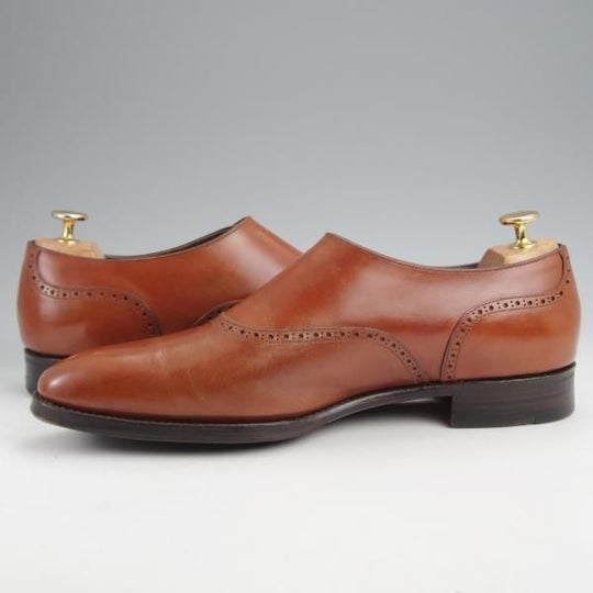 ★三陽山長 SIZE 8.5【定価￥80,300-★帯之介/R309ラスト】サイドモンク/カーフ/茶/メンズ/TAINOSUKE/Sanyo Yamacho★j972