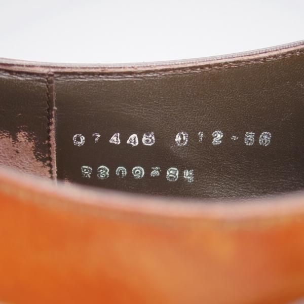 ★三陽山長 SIZE 8.5【定価￥80,300-★帯之介/R309ラスト】サイドモンク/カーフ/茶/メンズ/TAINOSUKE/Sanyo Yamacho★j972