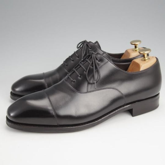 ほぼ試着程度★(スペイン製)TLB Mallorca/ティーエルビー SIZE 6.5【定価￥55,000-★ストレートチップ/502】ボックスカーフ/黒★j974