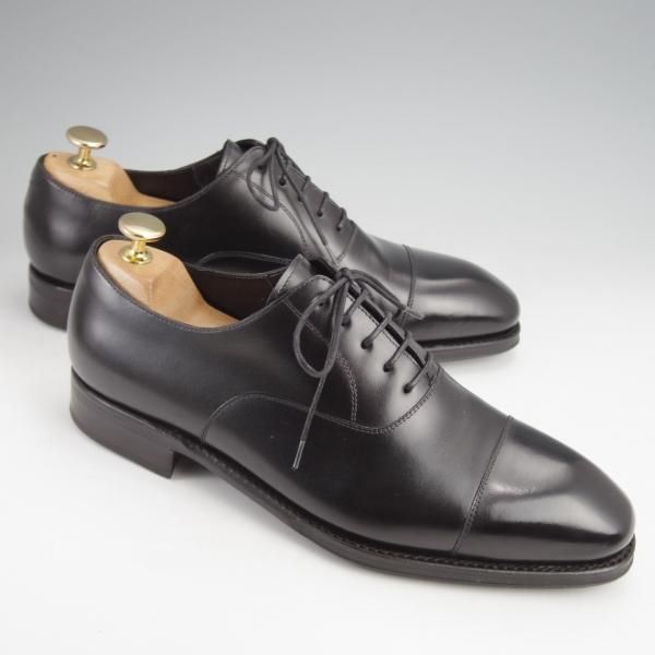 ほぼ試着程度★(スペイン製)TLB Mallorca/ティーエルビー SIZE 6.5【定価￥55,000-★ストレートチップ/502】ボックスカーフ/黒★j974