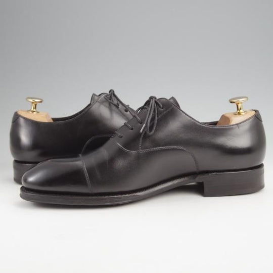 ほぼ試着程度★(スペイン製)TLB Mallorca/ティーエルビー SIZE 6.5【定価￥55,000-★ストレートチップ/502】ボックスカーフ/黒★j974