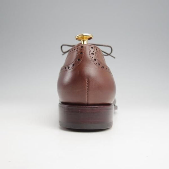 未使用★(スペイン製)カルミナ SIZE 7.5【定価￥80,300-★トレーディングポスト別注/80168】クォーターブローグ/濃茶/CARMINA★j975