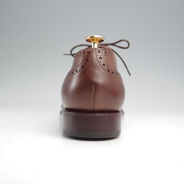 未使用★(スペイン製)カルミナ SIZE 7.5【定価￥80,300-★トレーディングポスト別注/80168】クォーターブローグ/濃茶/CARMINA★j975