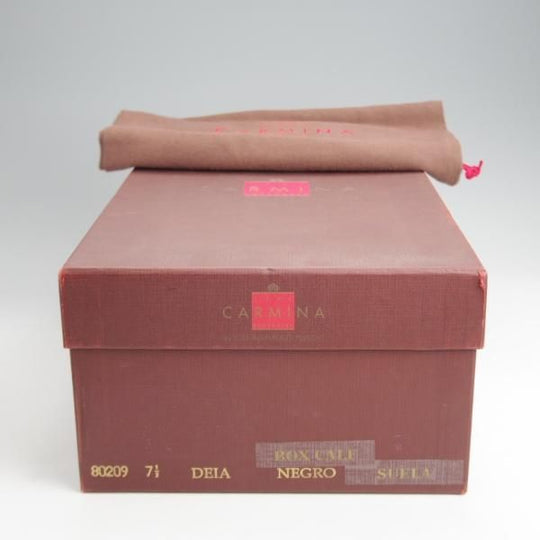 未使用★(スペイン製)カルミナ SIZE 7.5【定価￥78,840-★トレーディングポスト別注/80209】サイドエラスティック/黒/CARMINA★j977