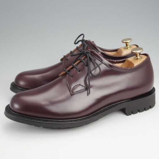 未使用★チャーチ 60G/UK6【コマンドソール仕様★NEWBRIDGE/103ラスト】5都市ロゴ/プレーントゥ/赤茶/Church'★j978