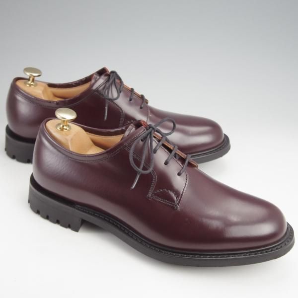 未使用★チャーチ 60G/UK6【コマンドソール仕様★NEWBRIDGE/103ラスト】5都市ロゴ/プレーントゥ/赤茶/Church'★j978