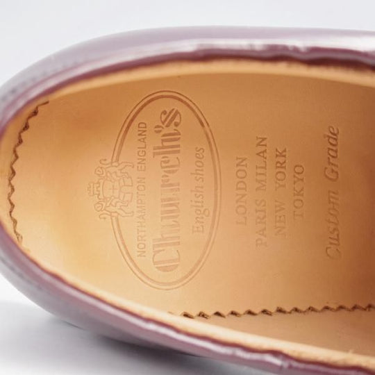 未使用★チャーチ 60G/UK6【コマンドソール仕様★NEWBRIDGE/103ラスト】5都市ロゴ/プレーントゥ/赤茶/Church'★j978