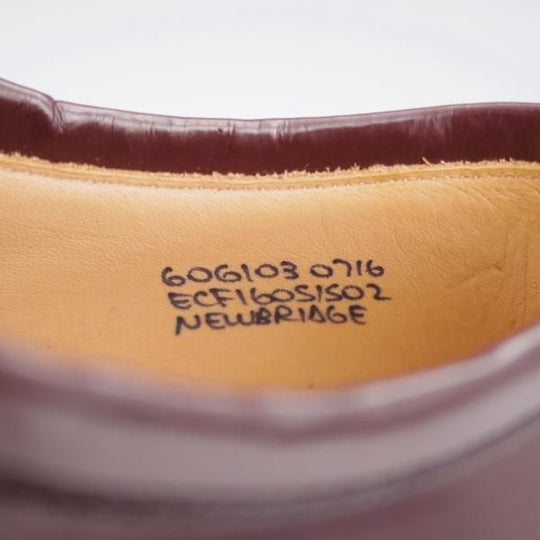 未使用★チャーチ 60G/UK6【コマンドソール仕様★NEWBRIDGE/103ラスト】5都市ロゴ/プレーントゥ/赤茶/Church'★j978