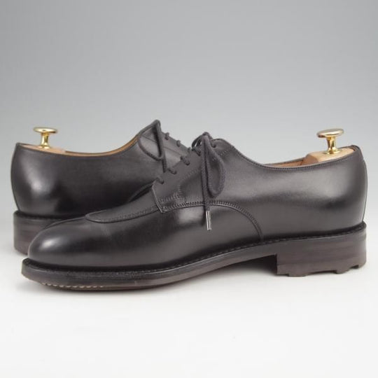 極美品★J.M.ウエストン 6.5C【現行定価￥159,500-★ロシアンカーフ仕様/ハーフハント/598】Uチップ/黒/Weston/ウェストン★j979