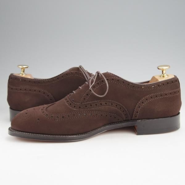 未使用★オールデン 9D【現行定価13万円以上★フルブローグ/904/ハンプトンラスト】Hampton/スエード/濃茶/メンズ/ALDEN★j981