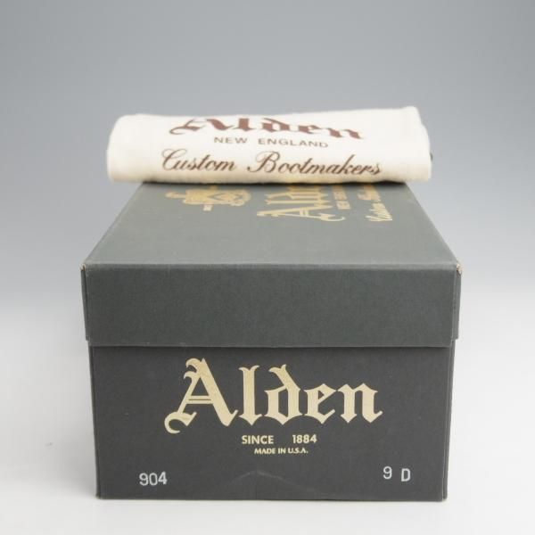未使用★オールデン 9D【現行定価13万円以上★フルブローグ/904/ハンプトンラスト】Hampton/スエード/濃茶/メンズ/ALDEN★j981
