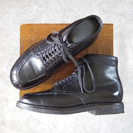 極上★オールデン 7D【定価￥143,000-★タンカーブーツ/ミリタリーラスト】クロムエクセルレザー/45491H/黒/メンズ/ALDEN★j983