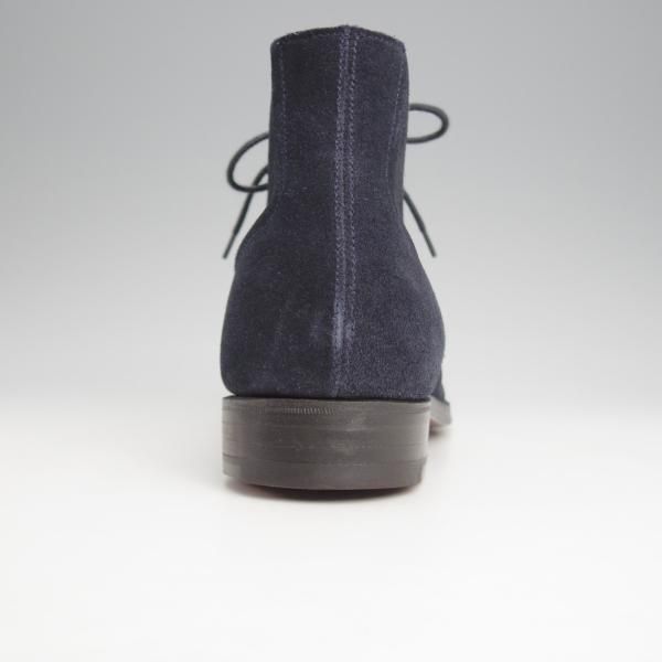 未使用★クロケット&ジョーンズ 7E【定価￥74,800-★チャッカブーツ/CHUKKA】200ラスト/スエード/紺/Crockett&Jones★j986