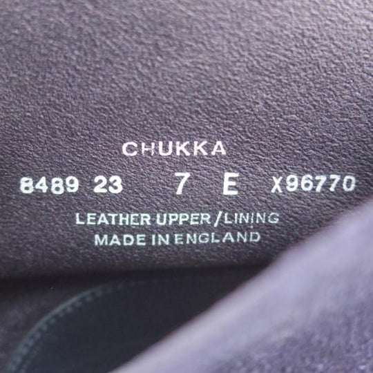 未使用★クロケット&ジョーンズ 7E【定価￥74,800-★チャッカブーツ/CHUKKA】200ラスト/スエード/紺/Crockett&Jones★j986
